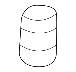 9054115033 - Body: Hood Bumper for Toyota: Avalon, bZ4X, Camry, Crown, Crown Signia, MR2 Spyder Image