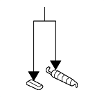 9050618080 - Body: Lock Spring for Toyota: Celica, MR2 Spyder, RAV4, Sienna Image