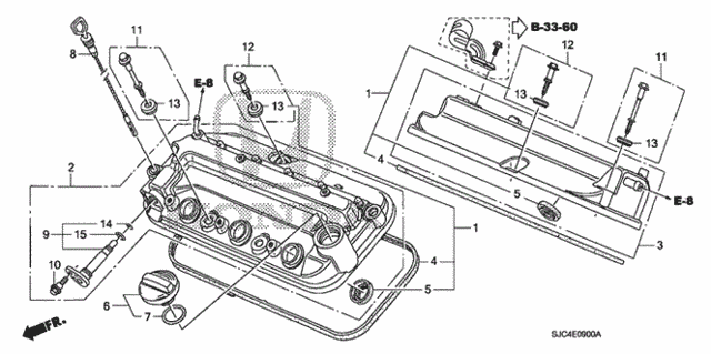 Cylinder Head Cover (1) for 2006 Honda Ridgeline #0