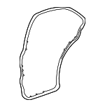 1W4Z5425325AA - Body: Door Weather-strip for Lincoln: LS Image