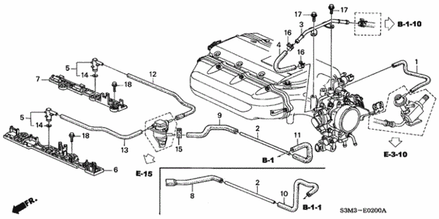Tubing for 2002 Acura CL #0