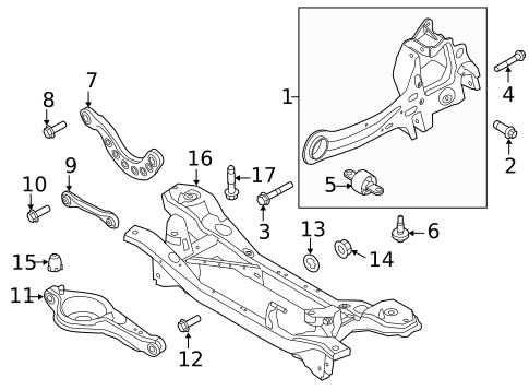 Suspension, Springs & Related Components for 2017 Ford Focus #1