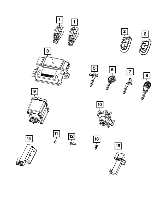 68363203AC - Electrical: Hub Receiver for Mopar Image image