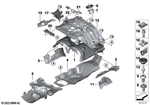 11655B36ED6 - Engine: Heat Shield Bottom for BMW Image