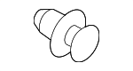 909140083 - Body: Quarter Panel Splash Shield Clip for Subaru Image