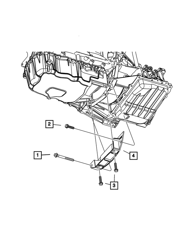 6504386 - Automatic Transaxle 4 Speed: Hex Flange Head Screw for Mopar Image