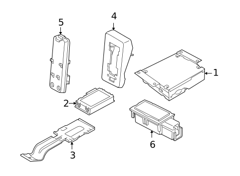 Communication System Components for 2010 Saab 9-3X #0