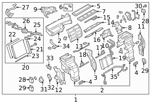 HVAC Case for 2015 INFINITI QX80 #0
