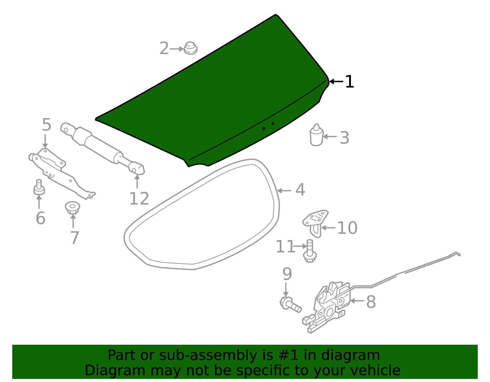 N2Y0-52-61XB - Trunk Lid 2016-2025 Mazda MX-5 Miata | Mazda-Parts