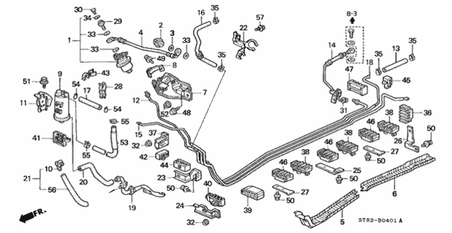 Fuel Pipe (2) for 1995 Acura Integra #0