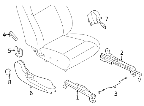 Tracks & Components for 2005 Saab 9-2X #1