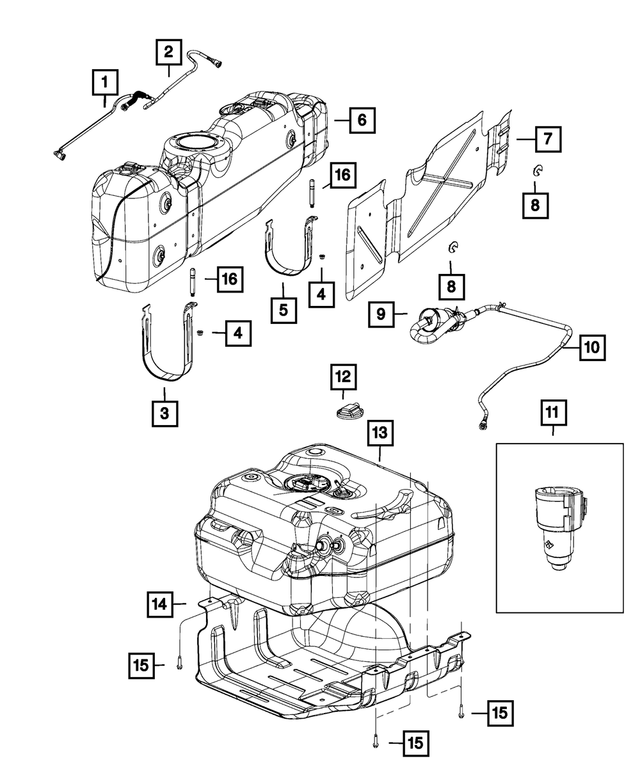 5032258AB - Fuel: Purge Hose for Mopar Image image
