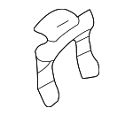 MB321058 - Body: Cylinder &amp; Keys Retainer for Mitsubishi: Eclipse, Lancer, Mirage, Montero Sport Image