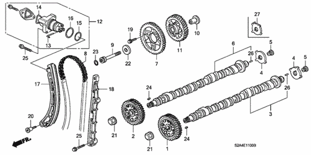 Camshaft - Cam Chain for 2007 Honda S2000 #0