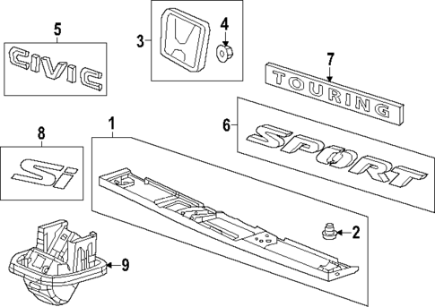 Parking Aid for 2022 Honda Civic #2