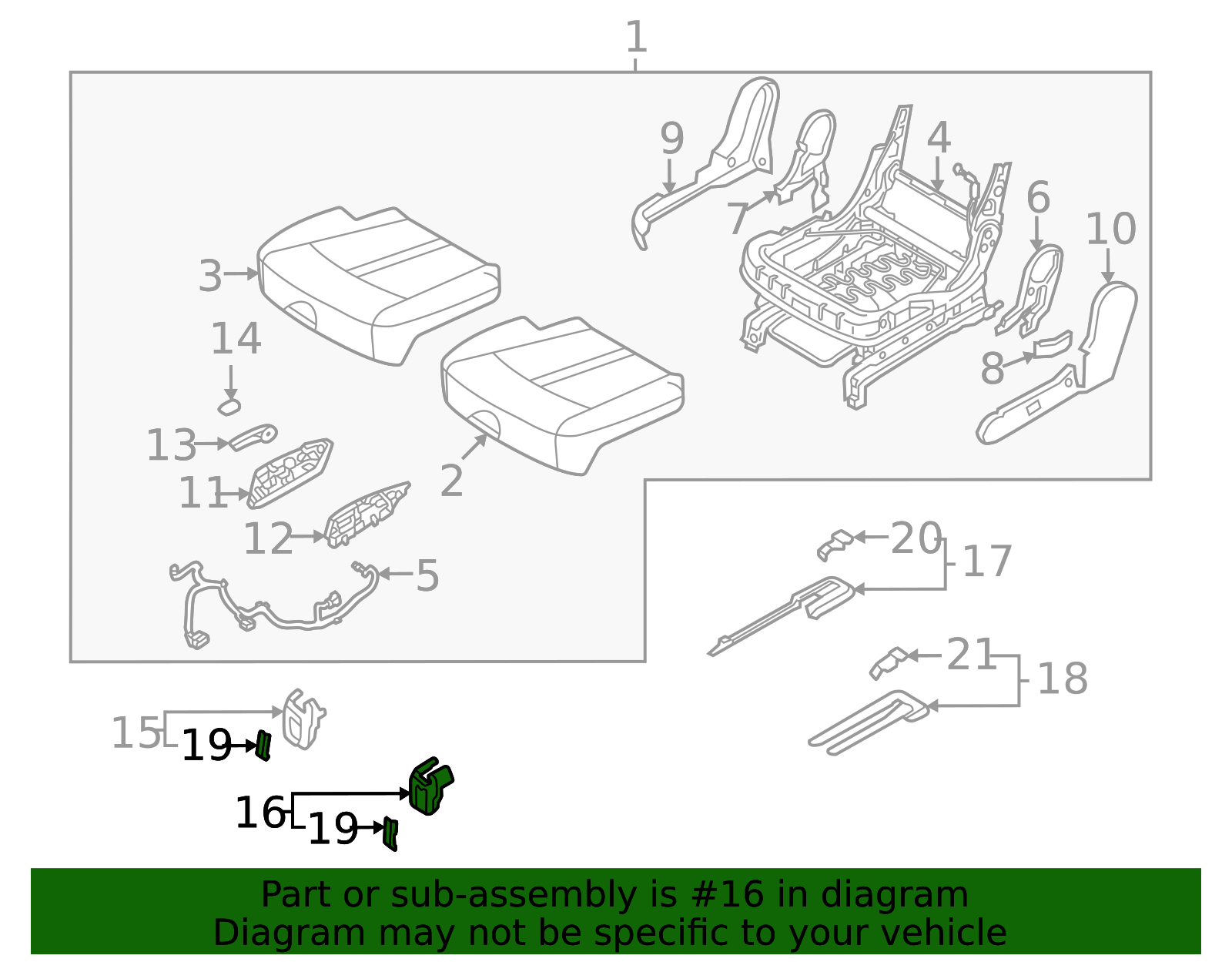 2021-2025 Kia Sorento Track Cover 89666-R5000 | TascaParts.com