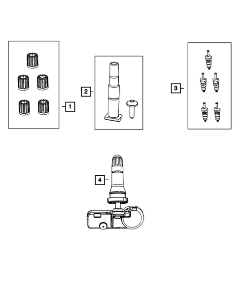 Tire Monitoring System for 2014 Jeep Wrangler #0