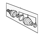 3Q0498099E - Driveline &amp; Axles: Cv Joint Kit for Audi Image