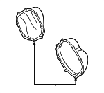 958103171 - Engine: Rear Retainer for Porsche: Cayenne, Panamera Image