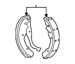 5114182AA - Brakes: Brake Shoes for Mopar Image