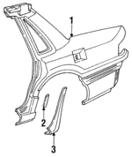 MB593031 - Body: Outer Panel for Mitsubishi Image
