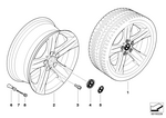 36116771162 - : Wheel, Alloy for BMW Image