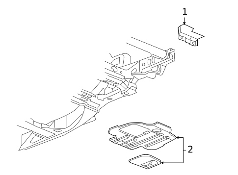 Splash Shields for 2005 Saab 9-7x #0