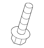 99907286501 - Suspension: Ft Lateral Rod Bolt for Porsche: Boxster, Cayman Image