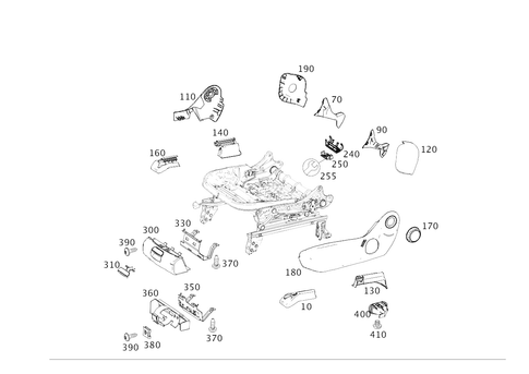 Covers and Bracket for Fire Extinguisher for 2020 Mercedes-Benz GLA250 #0