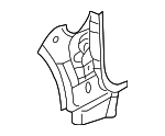 1K0802623C - Body: Inner Hinge Pillar for Volkswagen: Eos, Golf, Golf R, GTI, Jetta, R32, Rabbit Image
