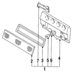 8943646017 - : High Mount Lamp for Isuzu Image