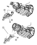 52090199AF - : Transmission Support Insulator for Jeep: Grand Cherokee Image