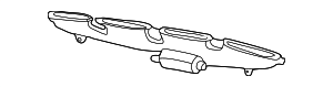 2C7Z18490AA - Body: Defroster Nozzle for Ford Image