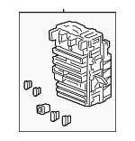 38200SWAA13 - : Fuse &amp; Relay Box for Honda Image