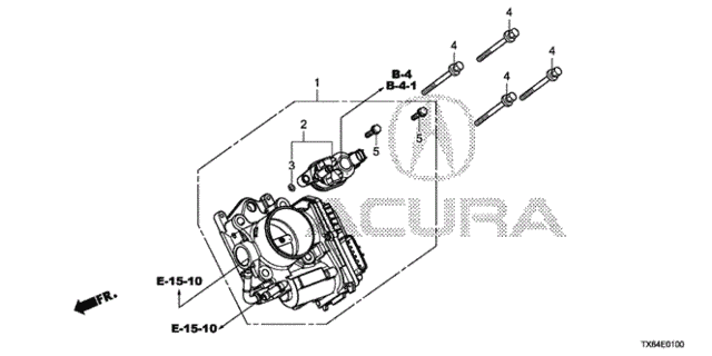 Throttle Body (2.0L) for 2015 Acura ILX #0