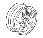 42700TX4A91 - : Wheel, Alloy for Acura Image