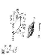 5137723AA - Cooling: Radiator Drain Hose for Mopar Image