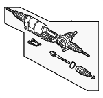 4K1423055S - Steering: Gear Assembly for Audi Image