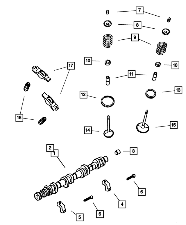 6036473AA - Engine 4.7L Eight Cylinder: Camshaft Plug for Mopar Image image