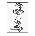 928102T00087 - Body: Map Lamp Assembly for Kia: Optima Image