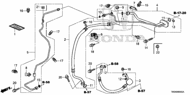 A/C Hoses - Pipes for 2012 Honda Civic #0
