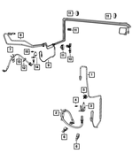 5140865AA - Brakes: Brake Hose Bracket for Mopar Image