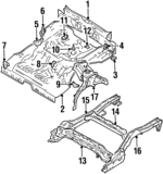 6151860G00 - : Spare Bracket for Suzuki Image
