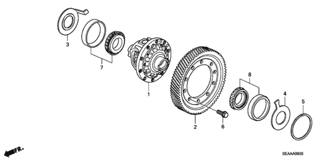 AT Differential for 2008 Acura TSX #0