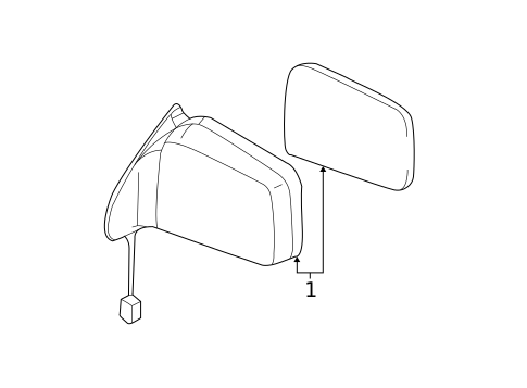 Outside Mirrors for 2004 Nissan Xterra #0