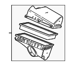 NNE3500BA - : Air Cleaner Assembly for Jaguar: Vanden Plas, XJ8, XJR Image