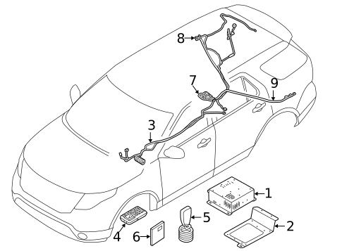 Switches, Solenoids & Actuators for 2016 Ford Police Interceptor Utility #3