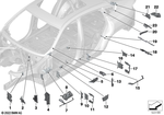 41007468741 - Bodywork: Moulded Part F Supporting Strut, Left for BMW Image