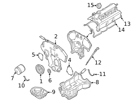 Engine Parts for 2007 Nissan Quest #0
