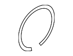 3222800Q0C - Brakes: Wheel Bearing Snap Ring for Nissan Image